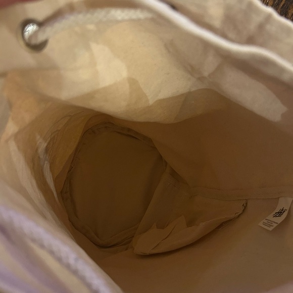 Oversized canvas tote bag unisex Compass graphic from Hit 2024 dorm college wknd - Picture 6 of 8